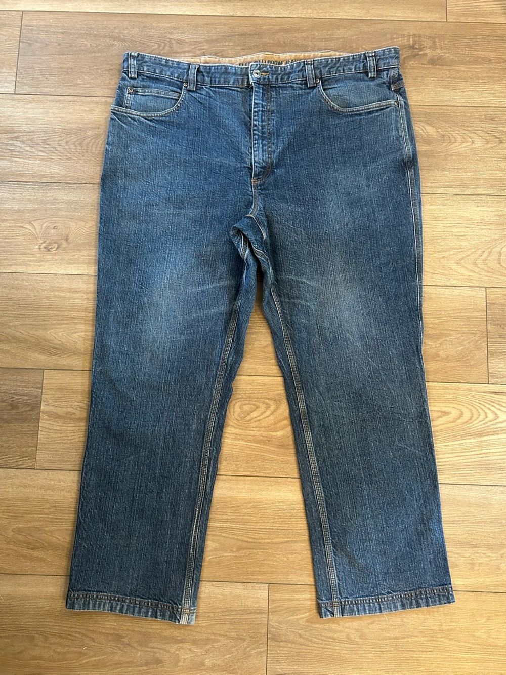 Duluth Trading Flex Ballroom Jeans Mens 44x30 Relaxed Stretch Denim